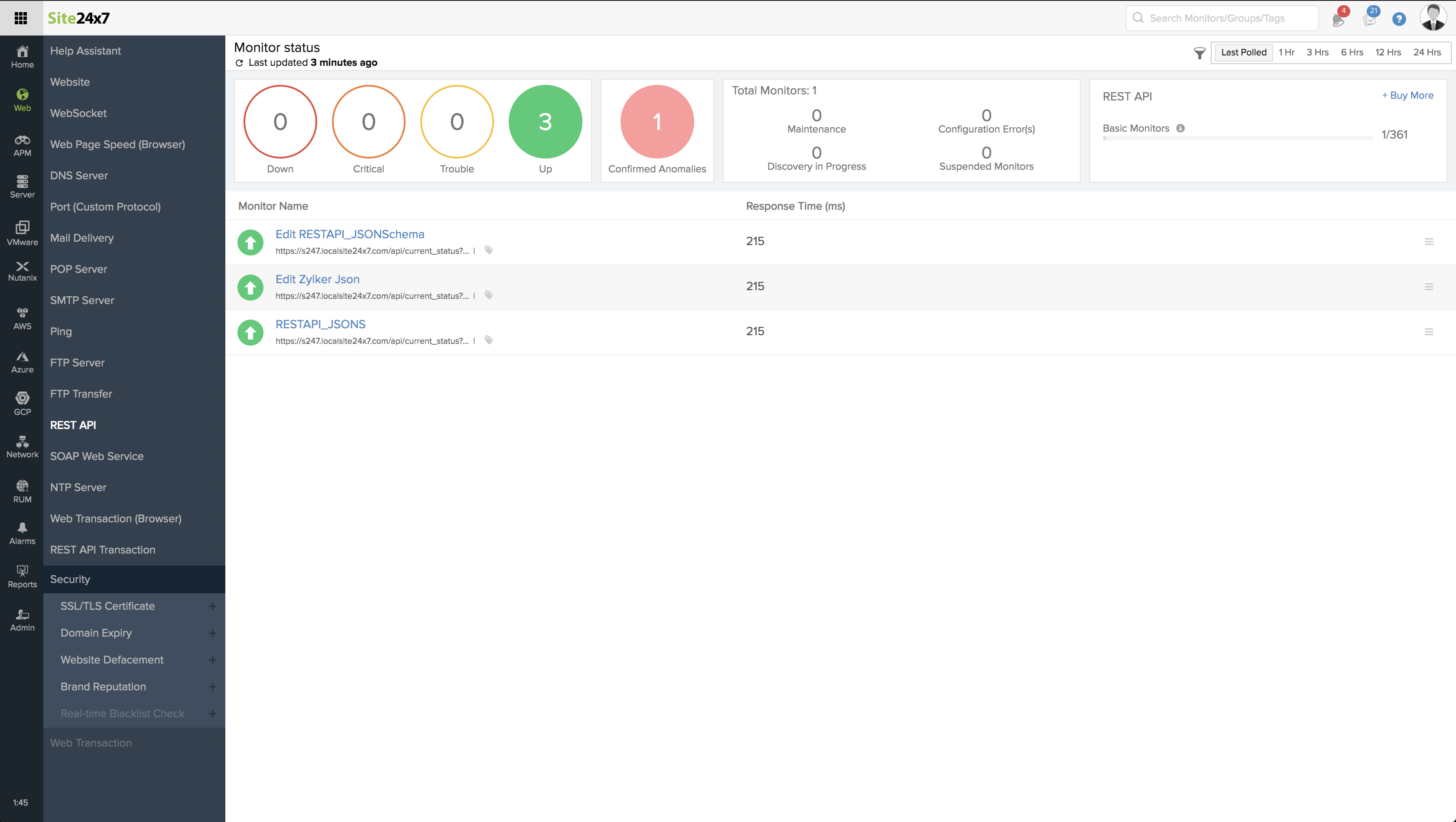 anomaly-widget-rest-api