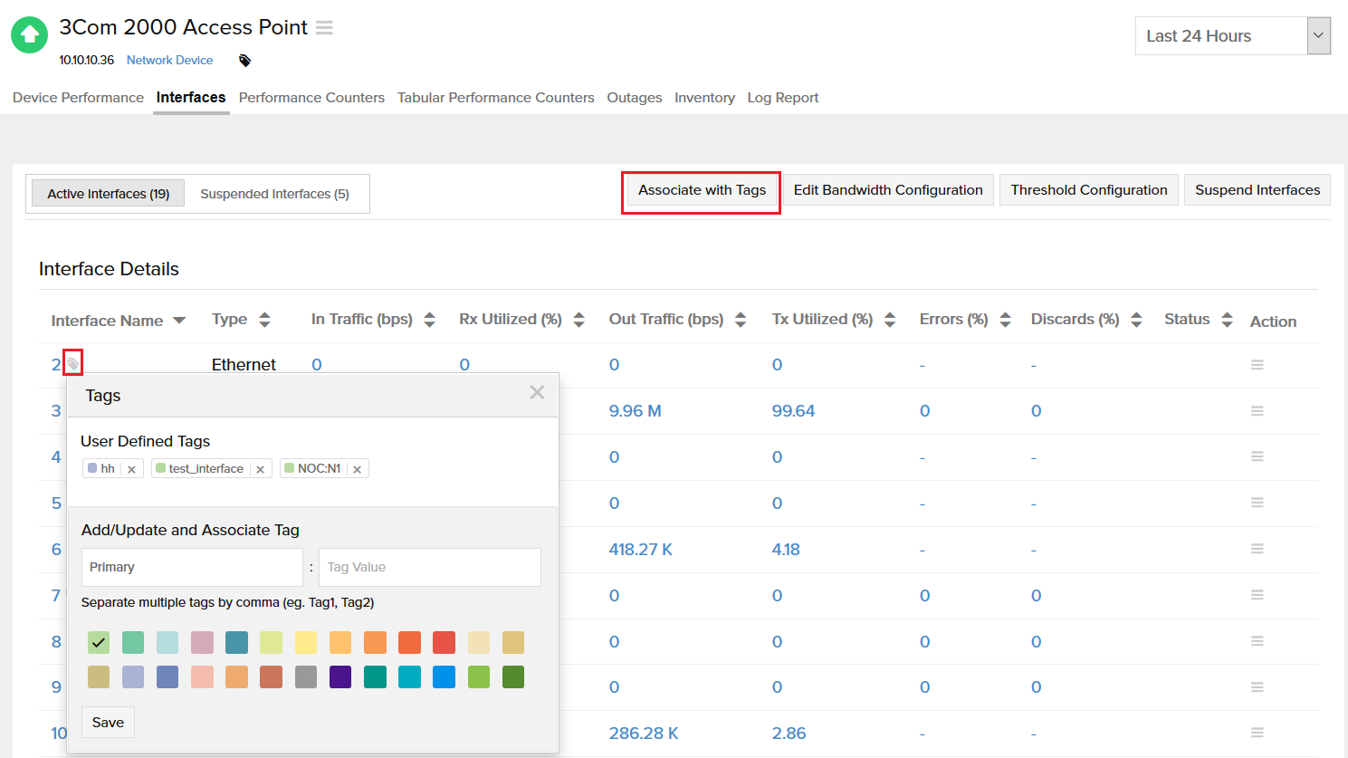 network-interfaces-tags Associate tags
