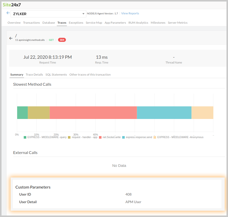 node-js-custom-param custom parameters
