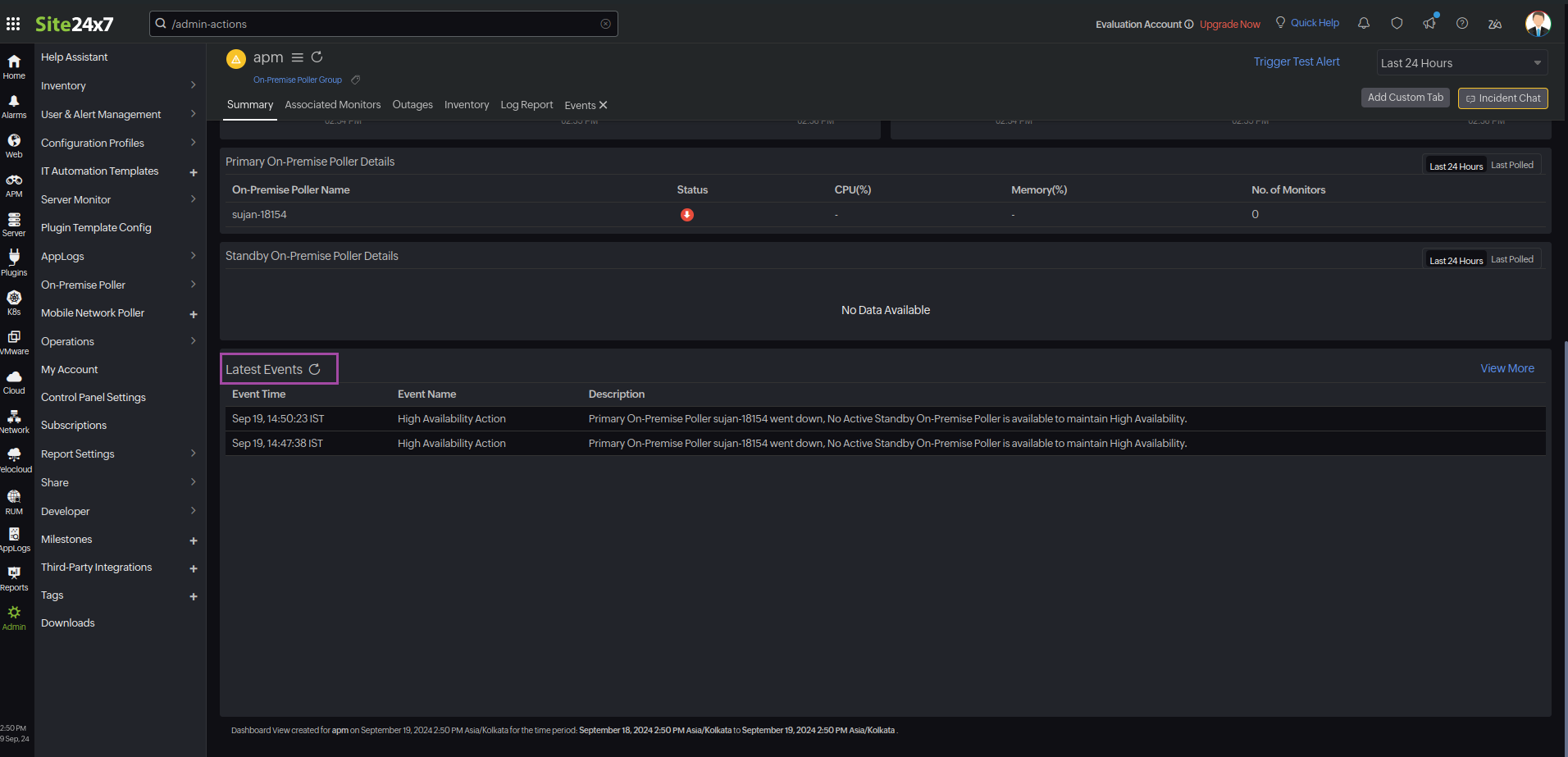 poller-group-latest-events On-Premise Poller Group latest events