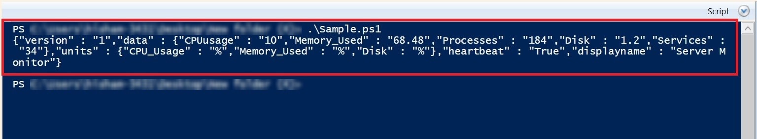 powershell-json-output